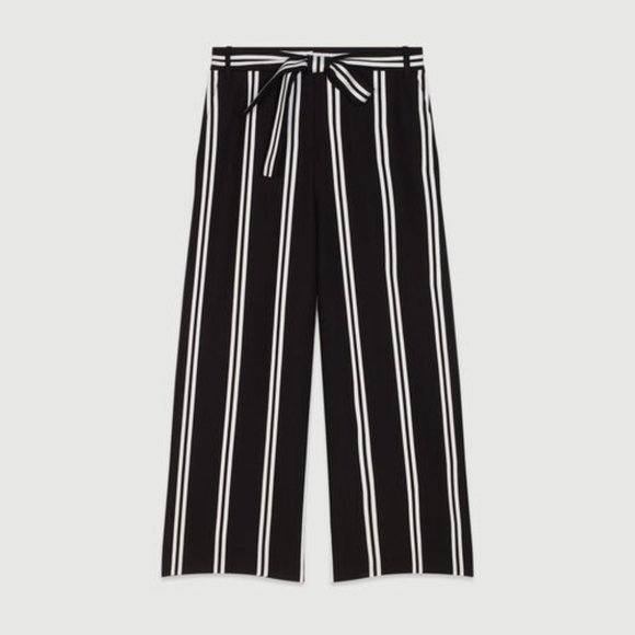 MAJE [NWT] "Pakila" Woven Wide-Leg Trouser - Picture 7 of 9